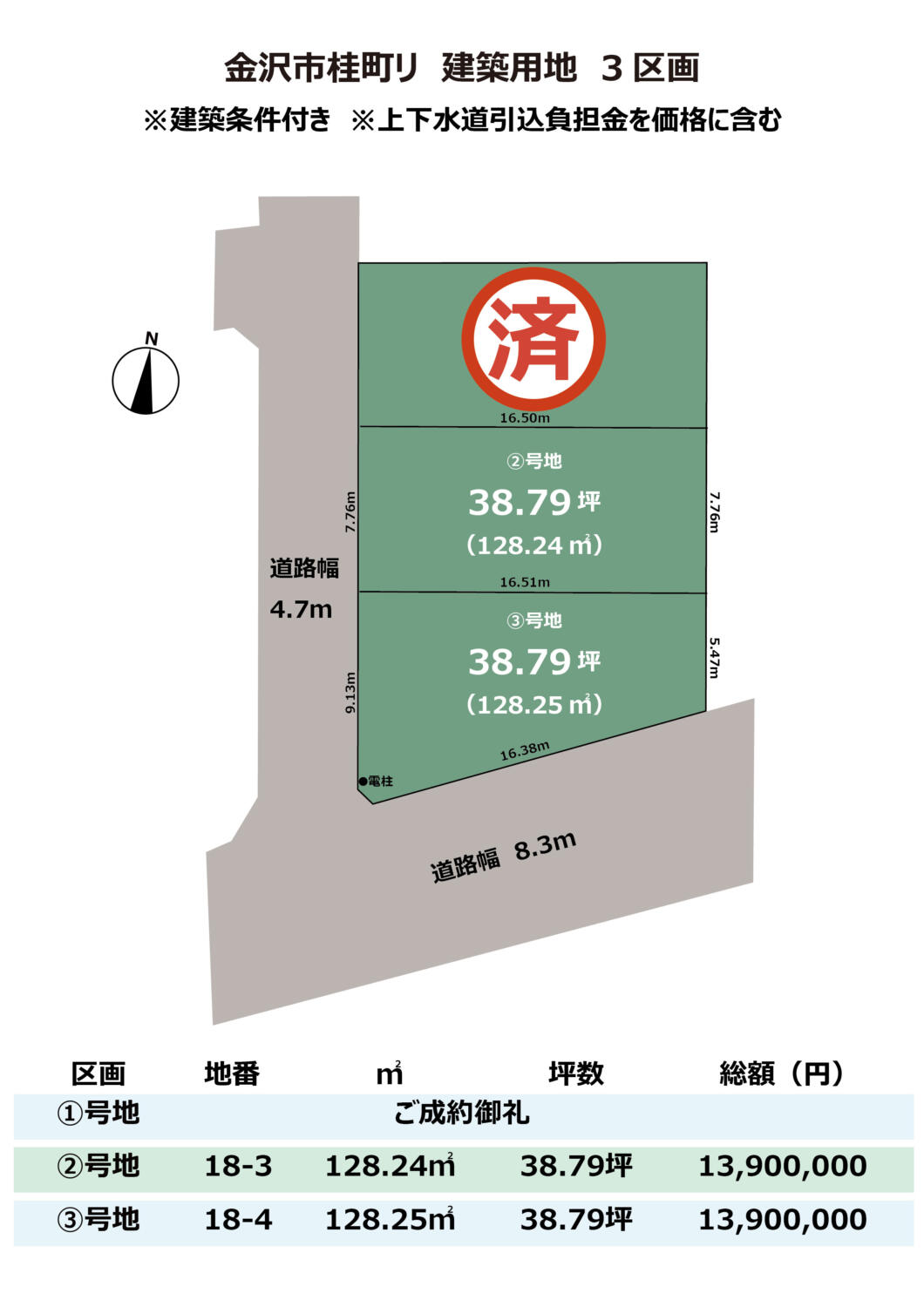 石川県金沢市桂町リ3区画 建築条件付き | 分譲地 | 石川・富山・福井 